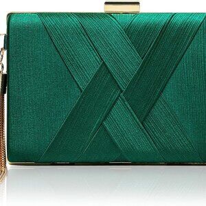 Women's Evening Handbag Clutch Bridal Purse for Wedding Prom Night Out Party